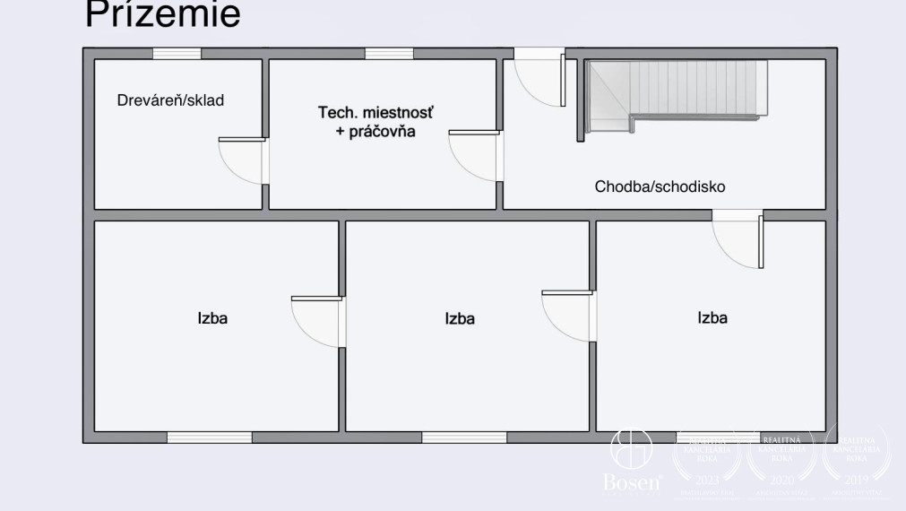 BOSEN | Rezervované, Rodinný dom, Buzitka, 1334m2.
