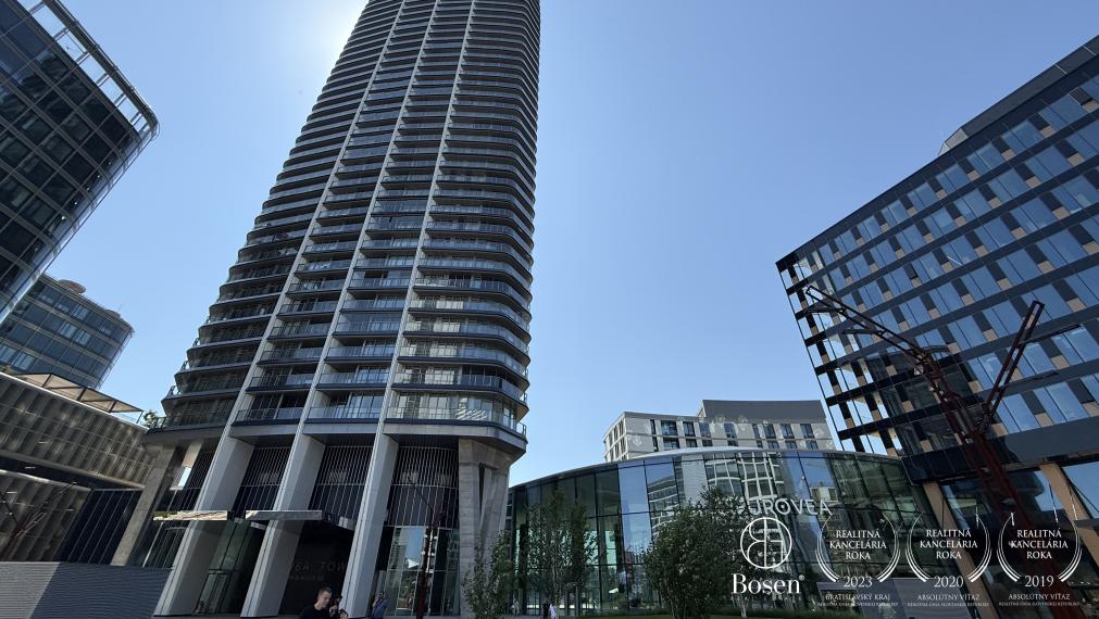 BOSEN | 2 izb.byt s loggiou na 17. poschodí v projekte EUROVEA TOWER, Pribinova, 60 m2