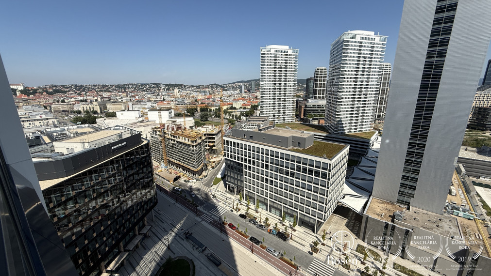 BOSEN | 2 izb.byt s loggiou na 17. poschodí v projekte EUROVEA TOWER, Pribinova, 60 m2