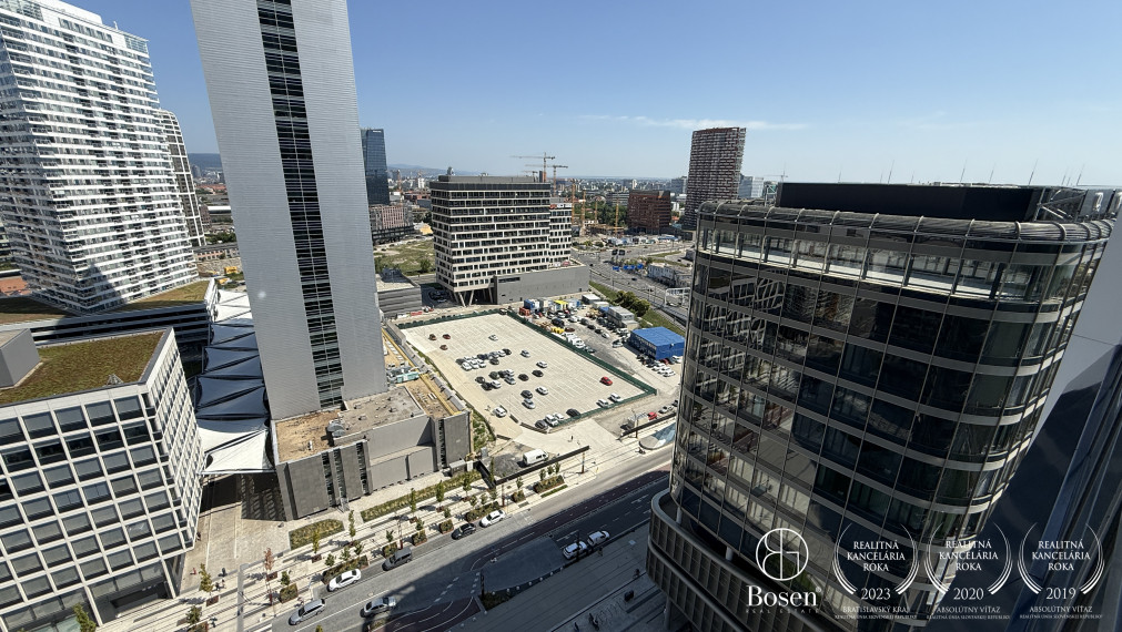 BOSEN | 2 izb.byt s loggiou na 17. poschodí v projekte EUROVEA TOWER, Pribinova, 60 m2