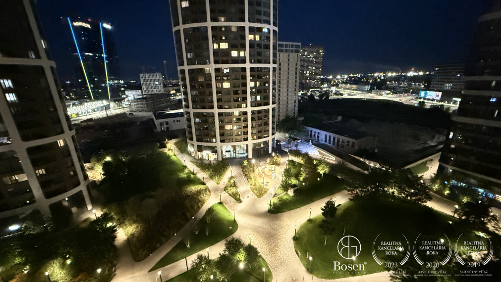 BOSEN | 2 izb.byt s loggiou na 11. poschodí v projekte SKY PARK, Továrenská, 52 m2