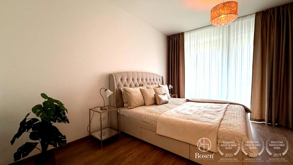 PRENAJATÉ - BOSEN | Kompletne zariadený 2 izb. byt s garážovým státím, Bory, 62 m2