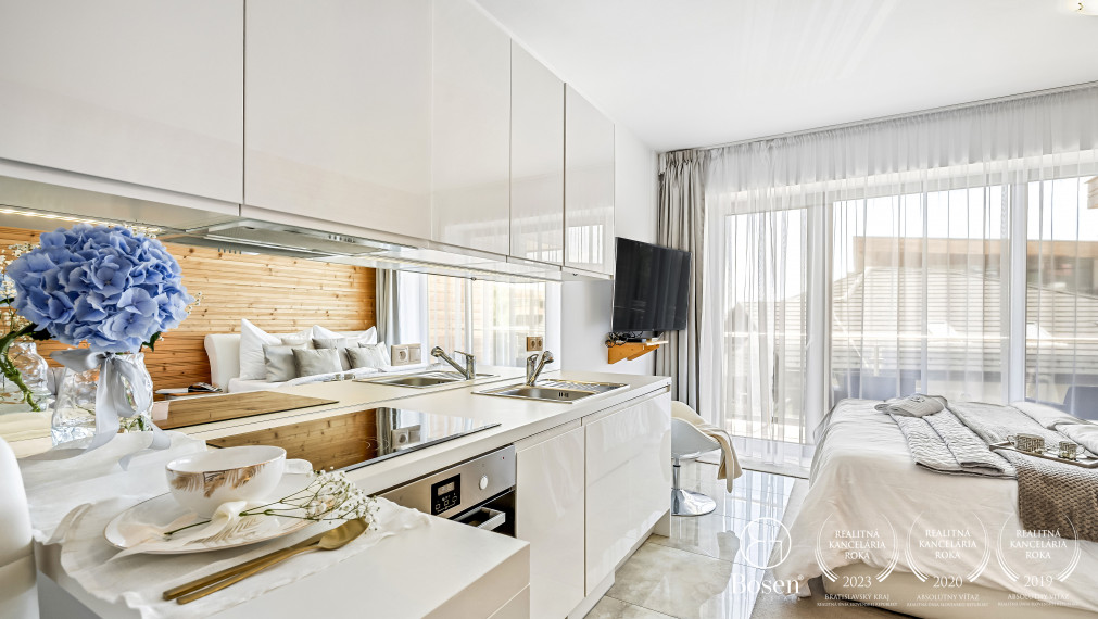 BOSEN | kompletne zariadený 2-izbový apartmán s loggiami v HREBIENOK RESORT, Starý Smokovec – Vysoké Tatry, 56,29m2
