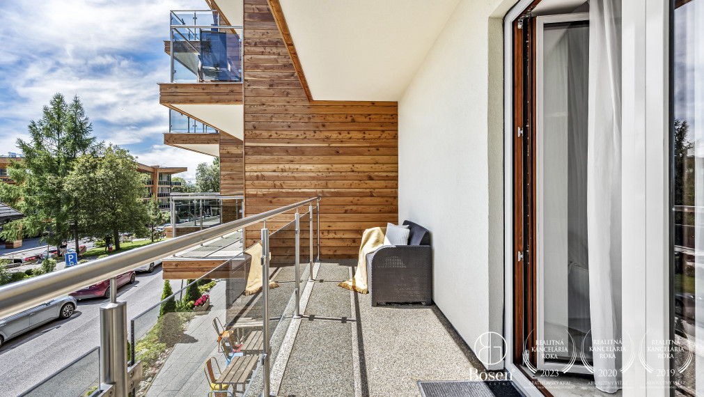 BOSEN | kompletne zariadený 2-izbový apartmán s loggiami v HREBIENOK RESORT, Starý Smokovec – Vysoké Tatry, 56,29m2
