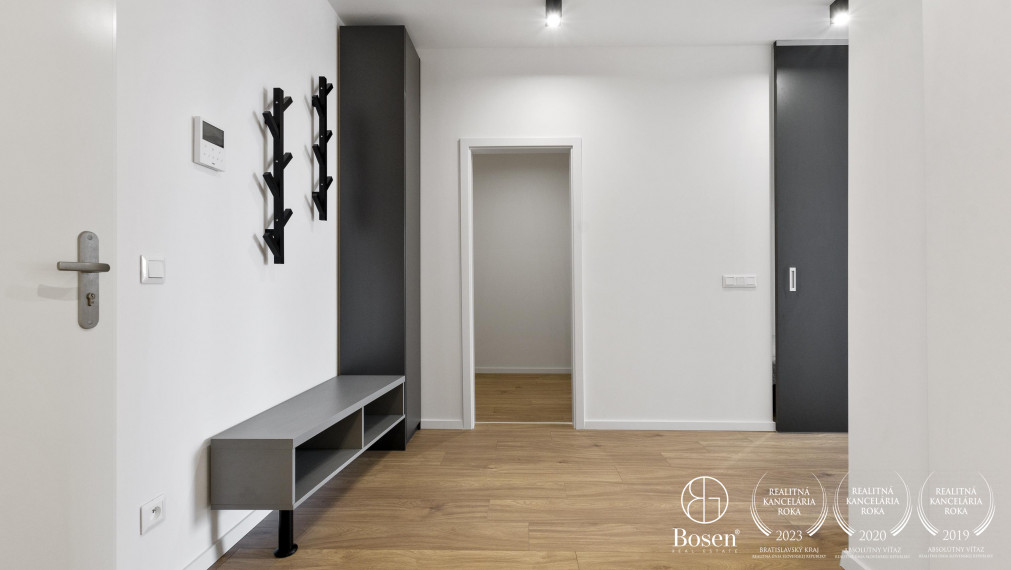 REZERVOVANÉ - BOSEN | Prenájom nový 1,5 izbový byt v Olivia Residence, Rožňavská, BA