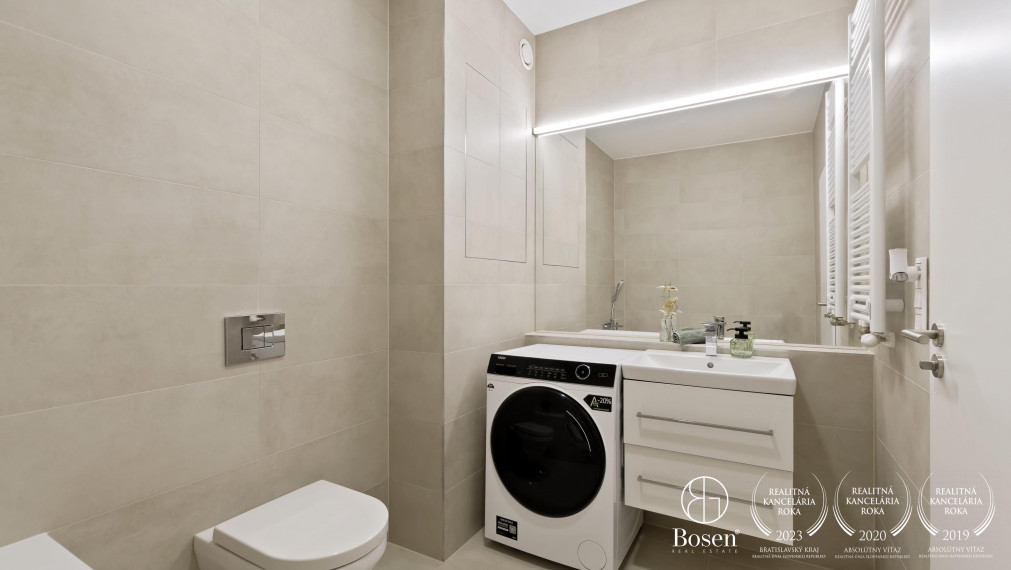 REZERVOVANÉ - BOSEN | Prenájom nový 1,5 izbový byt v Olivia Residence, Rožňavská, BA