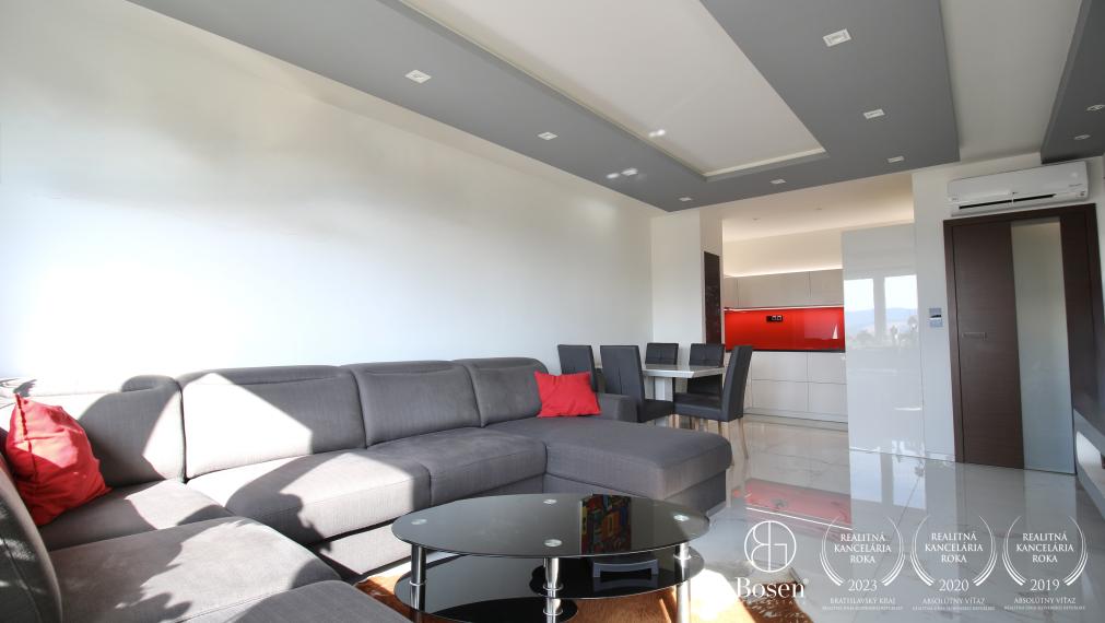 BOSEN | Na prenájom zariadený, veľkometrážny 3 izbový byt, 2x loggia, garážové státie, 82m2, Trenčín - I. Olbrachta