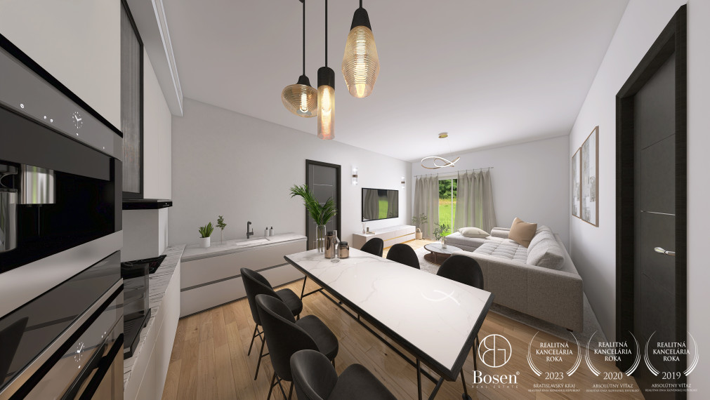 BOSEN |3 Izb byt v novostavbe, 60,3 m2 Zlaté Klasy