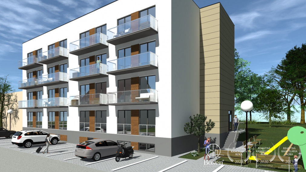 BOSEN |3 Izb byt v novostavbe, 60,3 m2 Zlaté Klasy