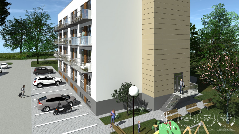 BOSEN |3 Izb byt v novostavbe, 60,3 m2 Zlaté Klasy
