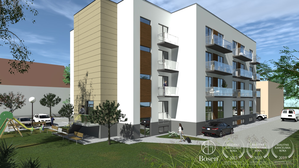 BOSEN |3 Izb byt v novostavbe, 60,3 m2 Zlaté Klasy