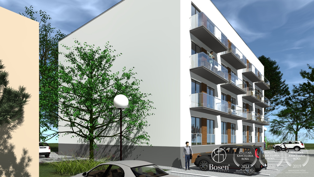 BOSEN |3 Izb byt v novostavbe, 60,3 m2 Zlaté Klasy