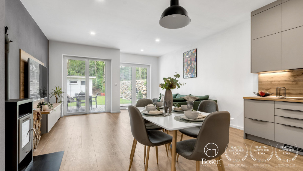 BOSEN | Novostavba 4 izbového bungalovu s garážou, Vištuk