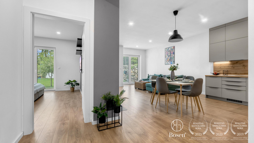 BOSEN | Novostavba 4 izbového bungalovu s garážou, Vištuk