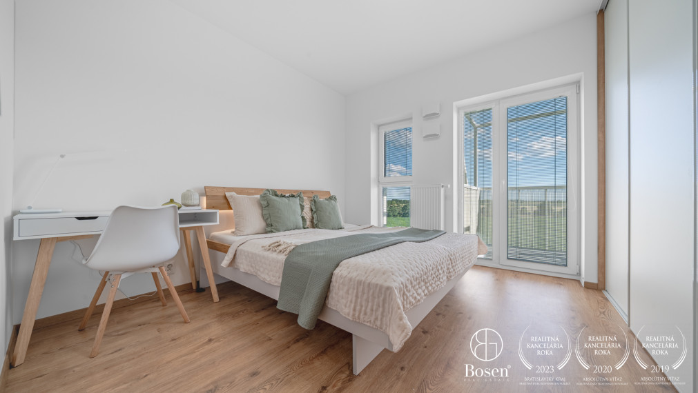 BOSEN | PRENAJATÉ 2izb. byt s parkovaním, pivnicou v novostavbe, dva balkóny, Petržalka, 57 m2