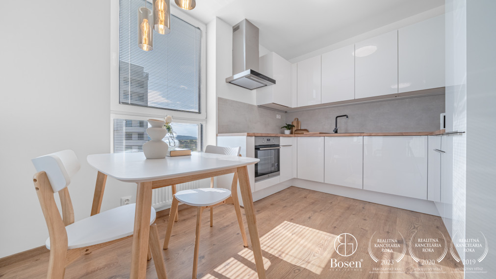 BOSEN | PRENAJATÉ 2izb. byt s parkovaním, pivnicou v novostavbe, dva balkóny, Petržalka, 57 m2