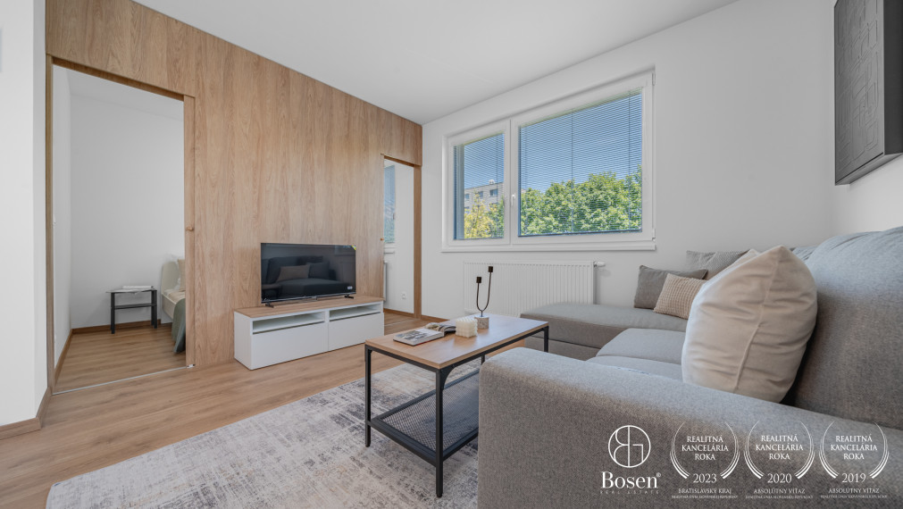 BOSEN | REZERVOVANÉ 3 izbový zariadený byt, Ovocné sady - Ružinov