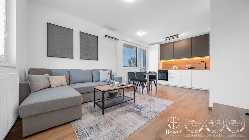 BOSEN | REZERVOVANÉ 3 izbový zariadený byt, Ovocné sady - Ružinov