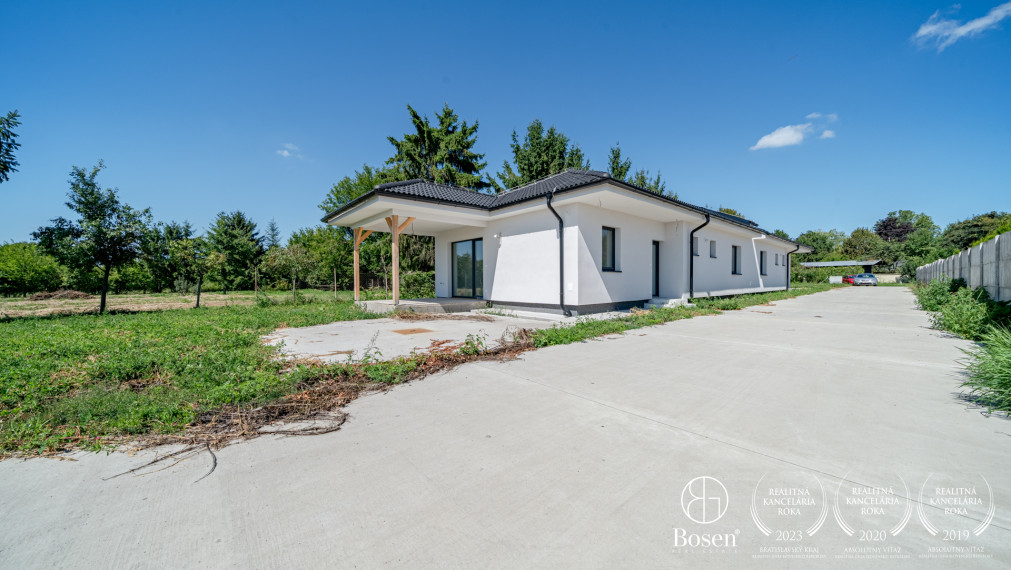 BOSEN | Novostavba 4-izbového RD  s  terasou a pozemkom 500 m2