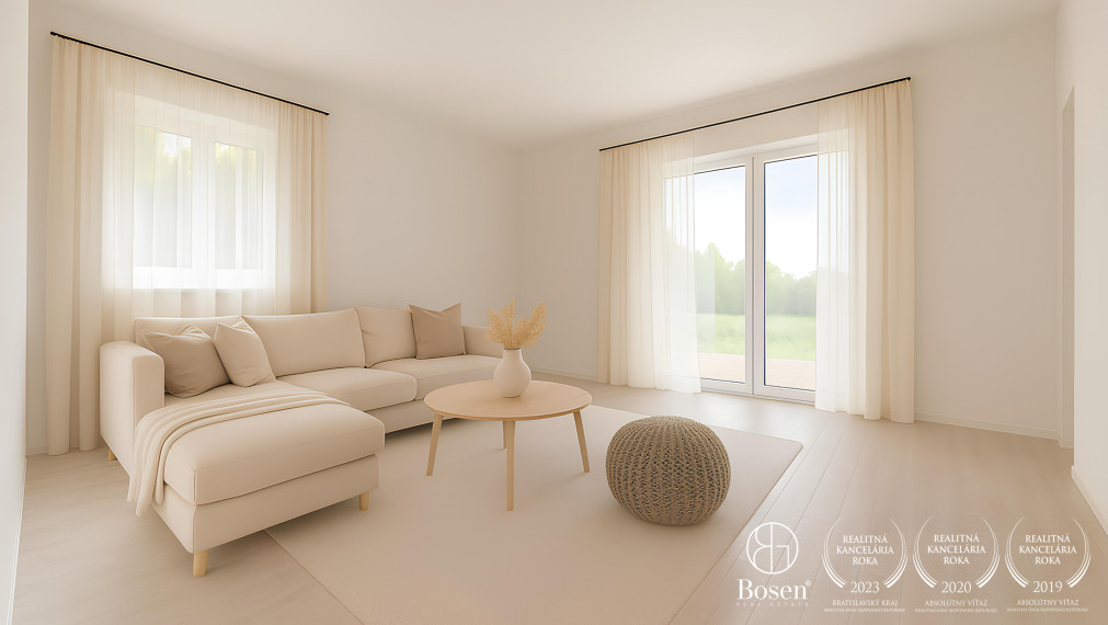 BOSEN | Novostavba 4-izbového RD  s  terasou a pozemkom 600 m2