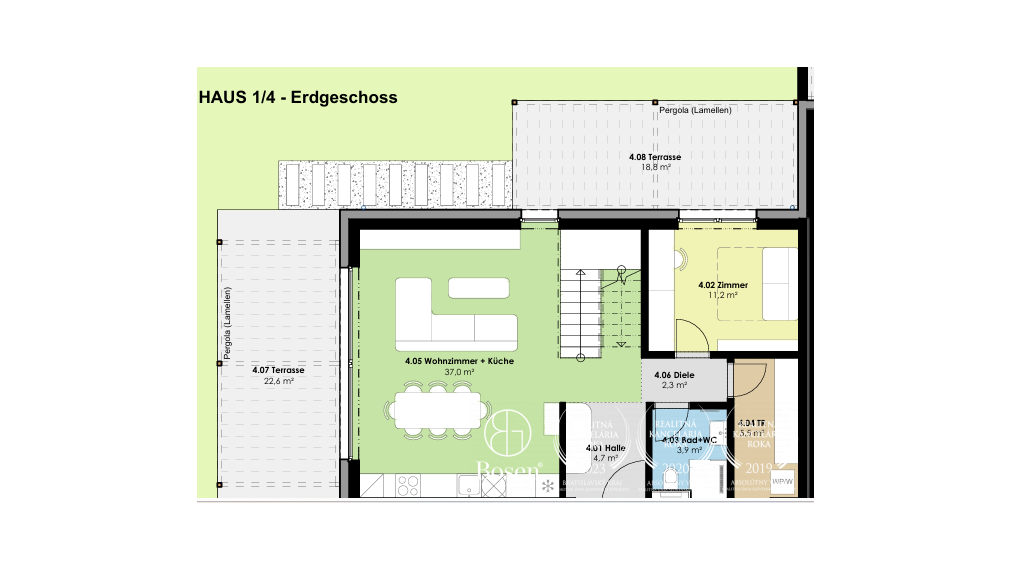 Bosen Realicity / Prenájom 5 izbový Rodinný dom Wolfsthal/ Rakúsko