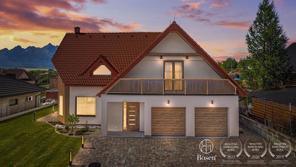 BOSEN Luxusný rodinný dom s výhľadom na Tatry, Veľká Lomnica