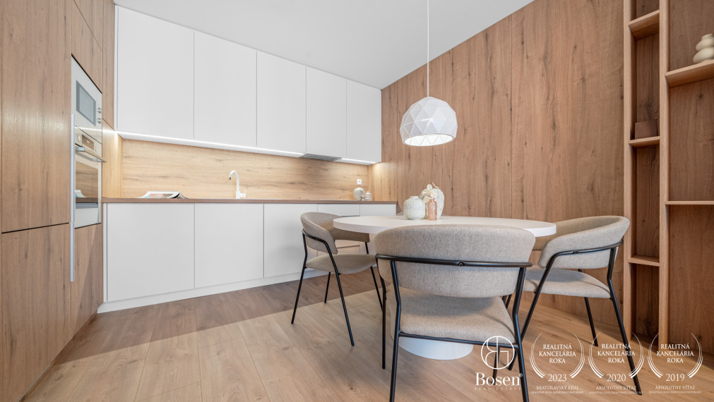 Bosen | Svetlý 2-izbový byt s dvoma garážovými státiami a loggiou v projekte Livana, Záhorská Bystrica