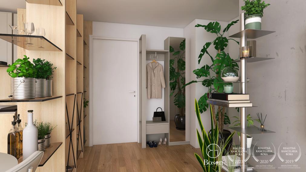 BOSEN | Priestranný 2 izbový byt v novostavbe PRÚDY Trnava