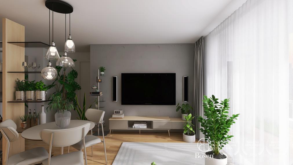 BOSEN | Priestranný 2 izbový byt v novostavbe PRÚDY Trnava