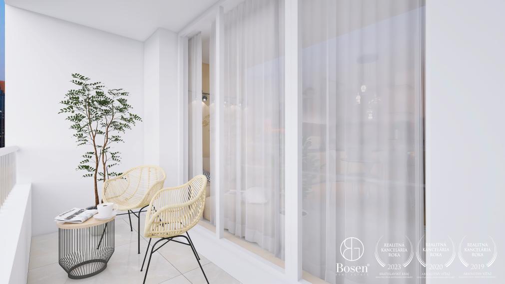 BOSEN | Priestranný 2 izbový byt v novostavbe PRÚDY Trnava