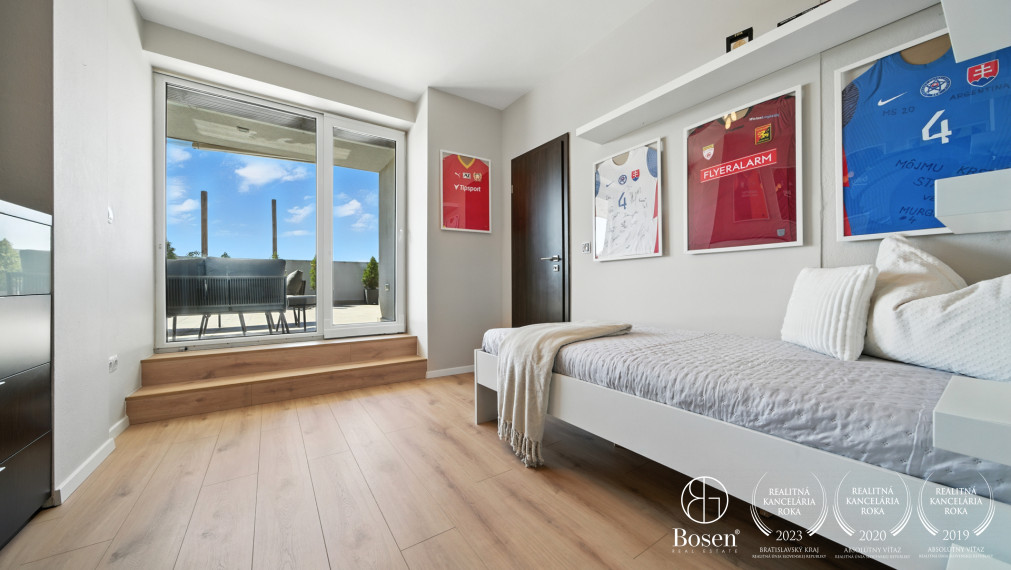 BOSEN | Penthaus s dvoma terasami a výhľadom, 267 m2 | Kramáre – Uhrova ulica