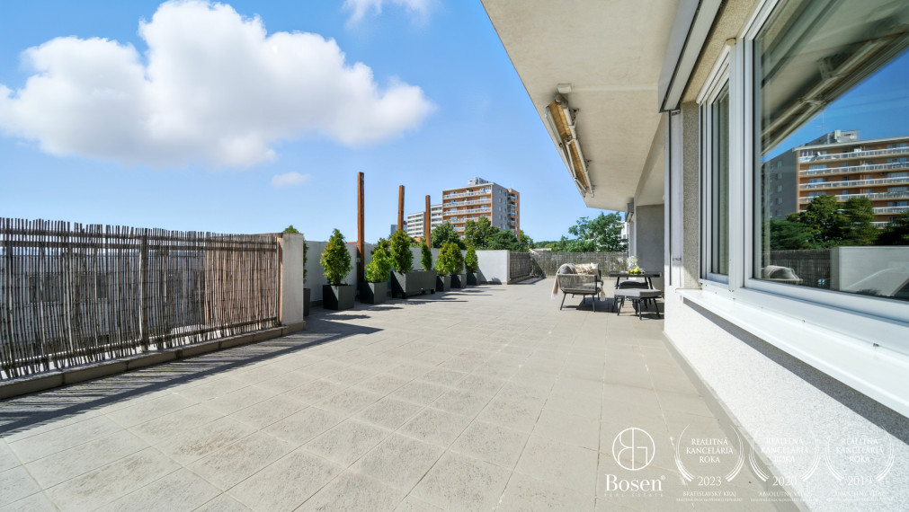 BOSEN | Penthaus s dvoma terasami a výhľadom, 267 m2 | Kramáre – Uhrova ulica