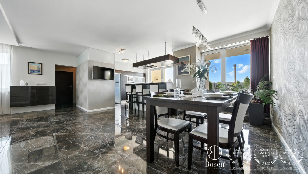 BOSEN | Penthaus s dvoma terasami a výhľadom, 267 m2 | Kramáre – Uhrova ulica