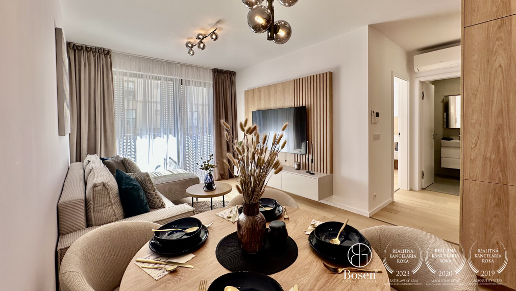 BOSEN | PRENAJATÉ: Dizajnový 2kk byt v novostavbe Pri Mýte