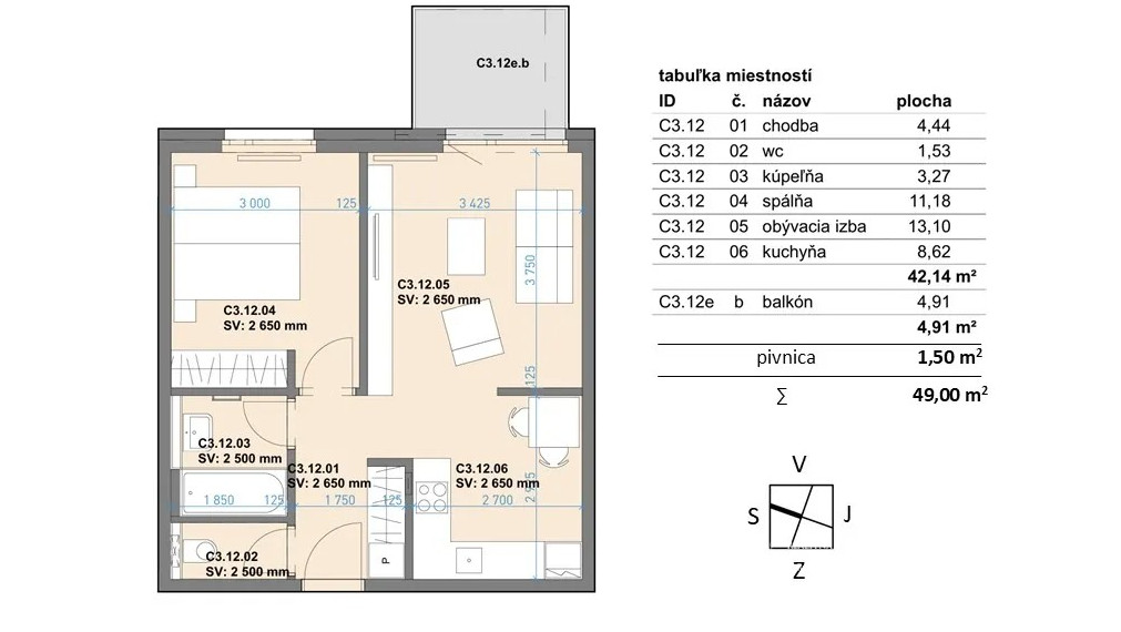 LOYALTERS | Predaj 2 izbového bytu s parkovaním a pivnicou v cene!