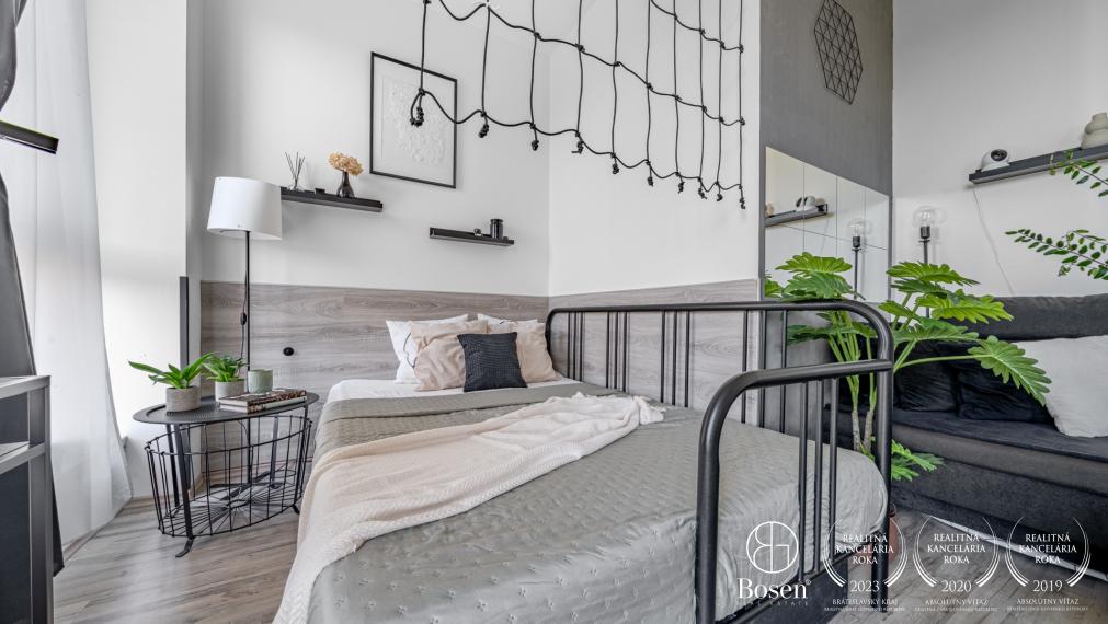 BOSEN | PREDANÉ | Moderný, zeleňou obklopený 1 izbový byt, Ružinov.