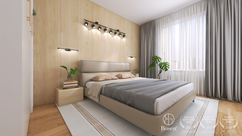 BOSEN | Priestranný 2 izbový byt v novostavbe PRÚDY Trnava