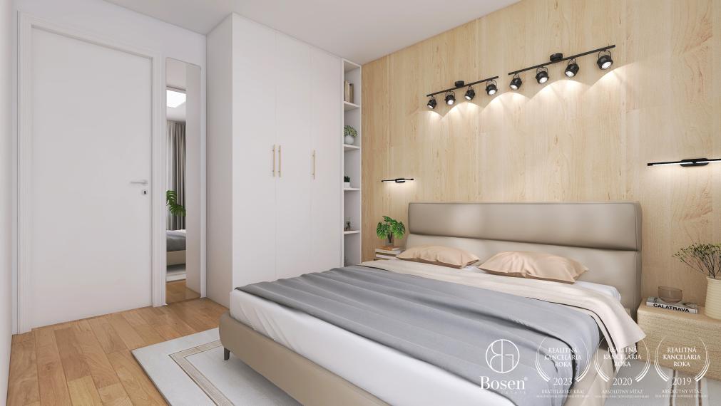 BOSEN | Priestranný 2 izbový byt v novostavbe PRÚDY Trnava