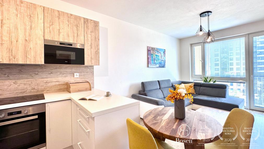 BOSEN | PRENAJATÉ: Zariadený 2 izbový byt s lodžiou, novostavba NUPPU
