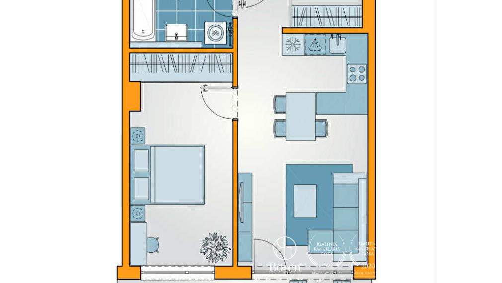 BOSEN | PRENAJATÉ: Zariadený 2 izbový byt s lodžiou, novostavba NUPPU