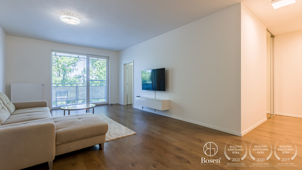 Bosen | Kompletne zariadený 2-izbový byt na prenájom v Rovinke s dvomi parkovacími státiami
