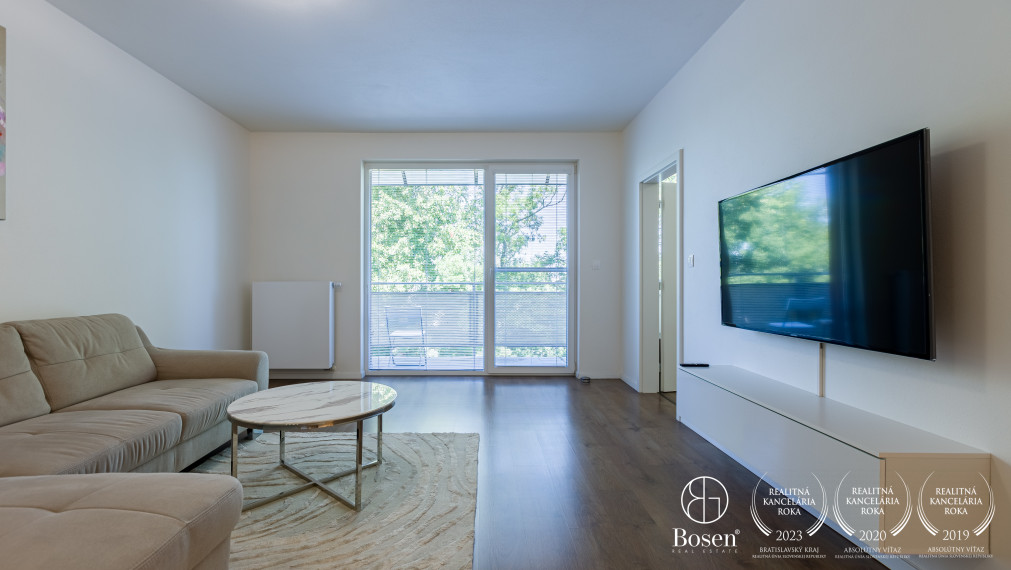 Bosen | Kompletne zariadený 2-izbový byt na prenájom v Rovinke s dvomi parkovacími státiami