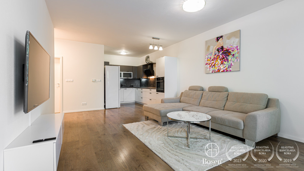 Bosen | Kompletne zariadený 2-izbový byt na prenájom v Rovinke s dvomi parkovacími státiami