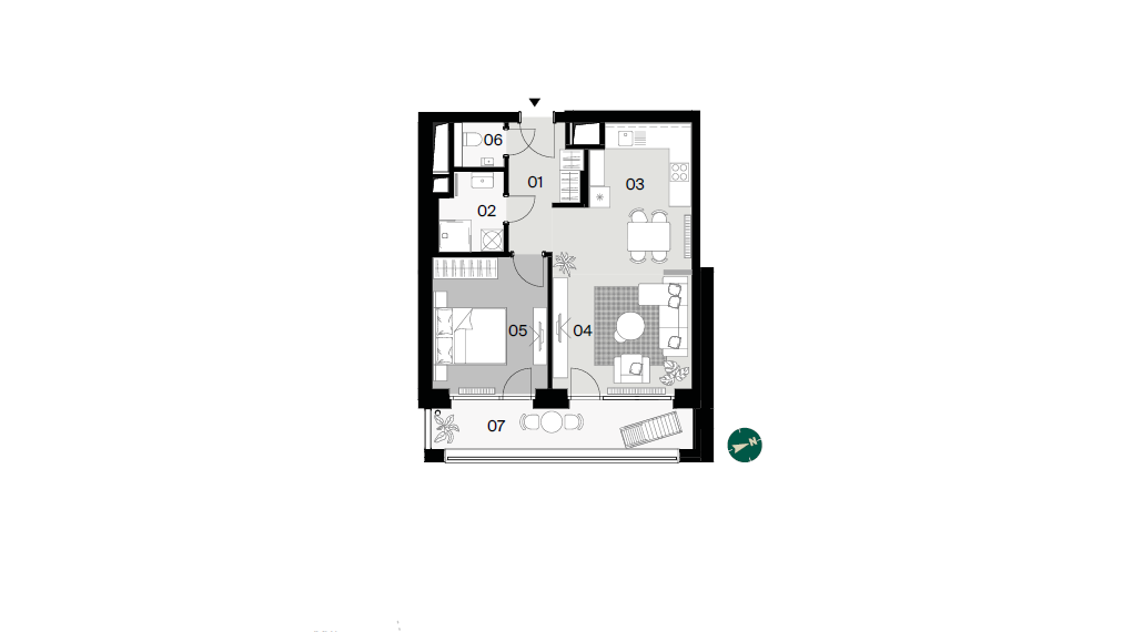 BOSEN | 2- izbový byt v prémiovom projekte DownTown Yards, Bratislava