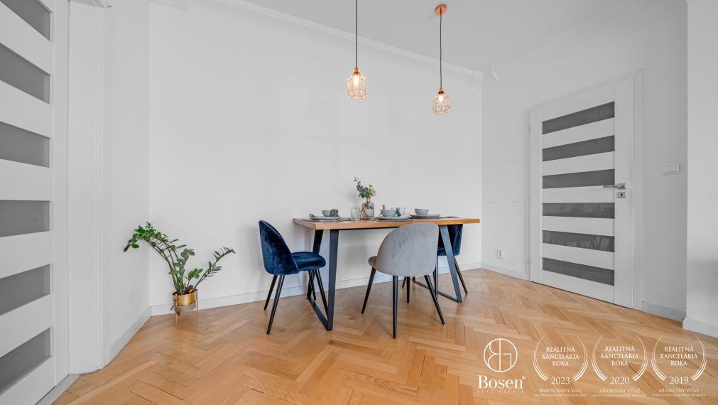 BOSEN | PRENAJATÉ | Zariadený 2 izb. byt, Sklenárová 38, Ružinov 57m2