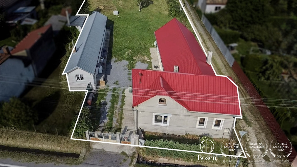 BOSEN | 2x Rodinný dom na pozemku 1462m2, Radzovce