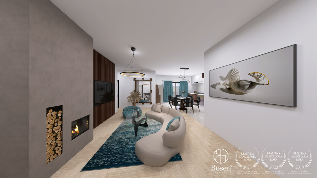 BOSEN |  Nadštandardný 4-izbový rodinný dom s garážou a terasou – Dojč