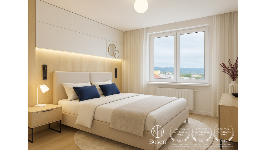 REZERVOVANÉ| ARISE| 4-izbový byt s loggiou a výhľadom na Bratislavu, Rača