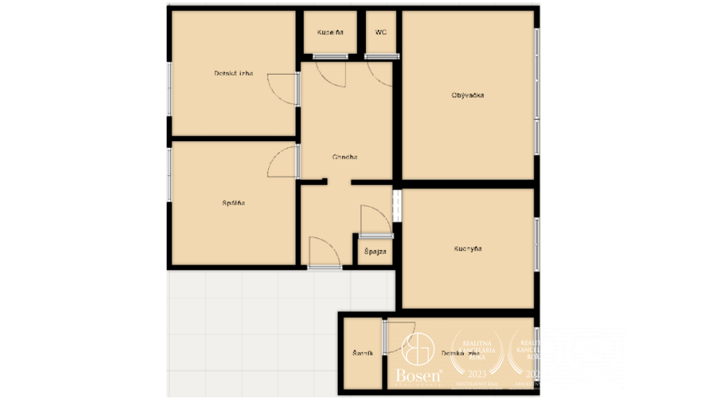 REZERVOVANÉ| ARISE| 4-izbový byt s loggiou a výhľadom na Bratislavu, Rača