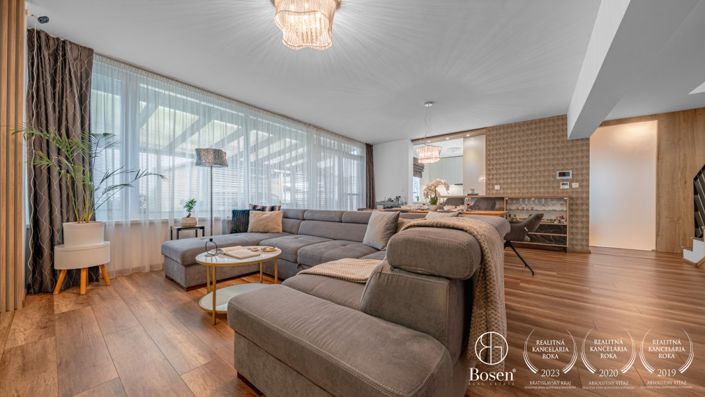 PREDANÉ - BOSEN | Moderný 4-izbový dom, bazén, 2x parkovanie, pozemok 300 m², Dunajská Lužná